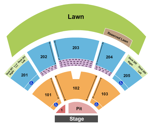 Veterans United Home Loans Amphitheater Grey Day Seating Chart
